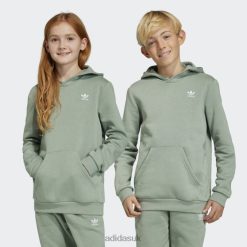Adidas Trainers 8NL8811841 Adidas Kids Silver Green Adicolor Hoodie Adidas Silver Green