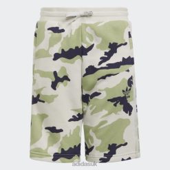 Adidas Trainers 8NL8811997 Adidas Kids Orbit Grey Camo Shorts Adidas Orbit Grey/Lime/Navy