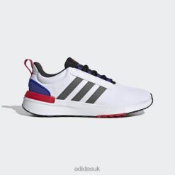 Adidas Trainers 8NL8812437 Adidas Unisex White Racer TR21 Cloudfoam Shoes White/Metallic/Blue