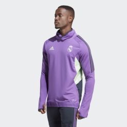 Adidas Trainers 8NL8813549 Adidas Men Real Madrid Condivo 22 Pro Training Top Purple Purple