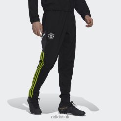 Adidas Trainers 8NL8814157 Adidas Men Black Manchester United Condivo 22 Presentation Tracksuit Bottoms Adidas Black
