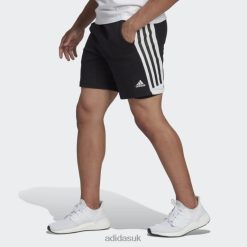 Adidas Trainers 8NL8814649 Adidas Men Black Future Icons 3-Stripes Shorts Adidas Black