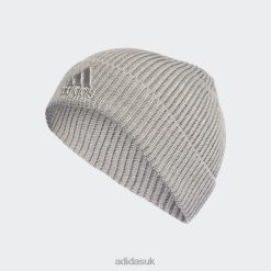 Adidas Trainers 8NL8815433 Adidas Unisex Two-Colored Logo Beanie Medium Grey Medium Grey/Mgh Solid Grey