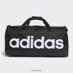 Adidas Trainers 8NL8815497 Adidas Unisex Black Essentials Duffel Bag Large Black/White