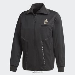 Adidas Trainers 8NL881705 Adidas Men Black Hot Sportswear Track Top x James Bond Black