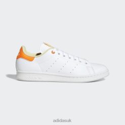 Adidas Trainers 8NL882093 Adidas Women White STAN SMITH HER VEGAN W White/Yellow/Orange Rush