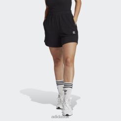 Adidas Trainers 8NL882465 Adidas Women Adicolor Essentials Black French Terry Shorts Black