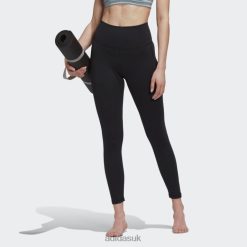 Adidas Trainers 8NL882493 Adidas Women Black Yoga Studio 7/8 Leggings Fashion Black