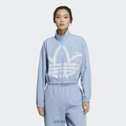 Adidas Trainers 8NL882761 Adidas Women Adicolor Track Jacket Ambient Sky Ambient Sky/Blue