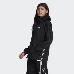 Adidas Trainers 8NL882769 Adidas Women Black Always Original Laced Track Jacket Adidas Black