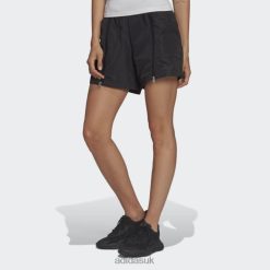 Adidas Trainers 8NL883133 Adidas Women Adicolor Zip Shorts Black Black