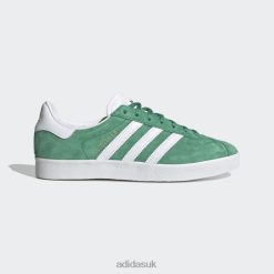 Adidas Trainers 8NL883985 Adidas Men Gazelle 85 Shoes Court Green Court Green/White/Black