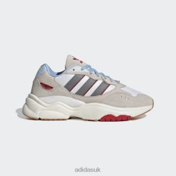 Adidas Trainers 8NL884233 Adidas Men Sky Retropy F90 Shoes White/Grey/Sky