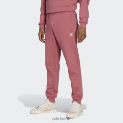 Adidas Trainers 8NL886341 Adidas Men Pink Trefoil Essentials Pants Pink