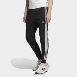 Adidas Trainers 8NL886549 Adidas Men Black Adicolor Classics 3-Stripes Pants Adidas Black