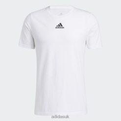 Adidas Trainers 8NL886645 Adidas Men White Amplifier Tee Adidas White/Black