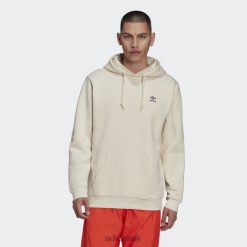 Adidas Trainers 8NL886997 Adidas Men Adicolor Essentials Trefoil Hoodie White White