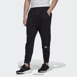 Adidas Trainers 8NL887085 Adidas Men Black TRVL Lightweight Pants Black