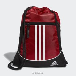 Adidas Trainers 8NL887409 Adidas Unisex Red Alliance II Sackpack Red