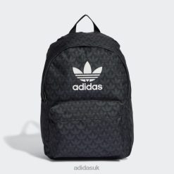 Adidas Trainers 8NL887649 Adidas Unisex Black Monogram Classic Backpack Black