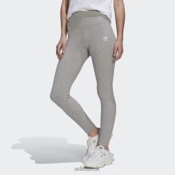 Adidas Trainers 8NL888985 Adidas Women Medium Grey Adicolor Essentials+ Ribbed 7/8 Length Leggings Adidas Medium Grey