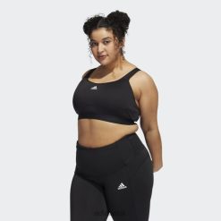 Adidas Trainers 8NL889189 Adidas Women TLRD Move Training High-Support Bra (Plus Size) Fashion Black Black