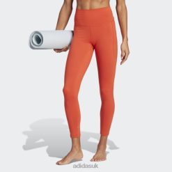 Adidas Trainers 8NL889653 Adidas Women Yoga Studio 7/8 Leggings Red Red