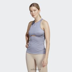 Adidas Trainers 8NL889661 Adidas Women HIIT AEROREADY Training Tank Top Silver Violet Silver Violet