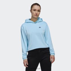 Adidas Uk 8NL8810334 Adidas Women AEROREADY Hoodie Blue Blue/Ink
