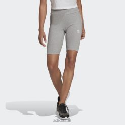 Adidas Uk 8NL8810358 Adidas Women Adicolor Essentials Medium Grey Short Tights Adidas Medium Grey