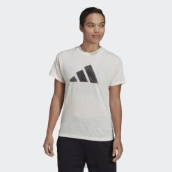 Adidas Uk 8NL8810362 Adidas Women Future Icons Winners 3.0 Tee Hot White Melange White Melange