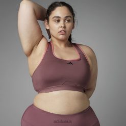 Adidas Uk 8NL8810750 Adidas Women Burgundy Authentic Balance Yoga Medium-Support Bra (Plus Size) Burgundy