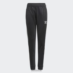 Adidas Uk 8NL8811594 Adidas Kids Adicolor SST Track Pants White Black/White