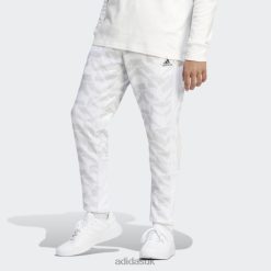 Adidas Uk 8NL8813342 Adidas Men White Tiro Suit-Up Lifestyle Joggers White