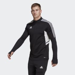 Adidas Uk 8NL8813482 Adidas Men Condivo 22 Training Top Black Adidas Black/White