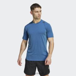 Adidas Uk 8NL8813994 Adidas Men Designed for Training AEROREADY HIIT Colour-Shift Training T-Shirt Blue Blue/Mint