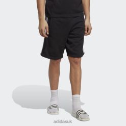 Adidas Uk 8NL8814442 Adidas Men Adicolor Classics 3-Stripes Sweat Shorts Black Adidas Black