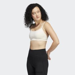 Adidas Uk 8NL882918 Adidas Women Yoga Studio Light-Support Bra White White