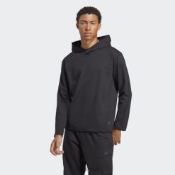 Adidas Uk 8NL884990 Adidas Men Black Yoga Graphic Training Hoodie Black