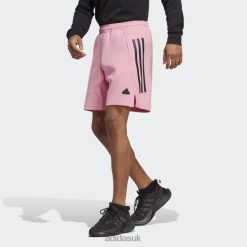 Adidas Uk 8NL885342 Adidas Men Future Icons 3-Stripes Shorts Pink Pink