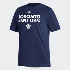 Adidas Uk 8NL886706 Adidas Men Blue Maple Leafs Playmaker Tee Blue/Nhl-Tml-522